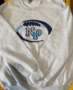 North Penn Football Gray Crew Neck Sweatshirt