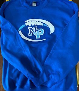 North Penn Football Royal Blue Crew Neck Sweatshirt