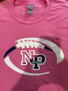 North Penn Football Gilden Pink SS T-Shirt For Women
